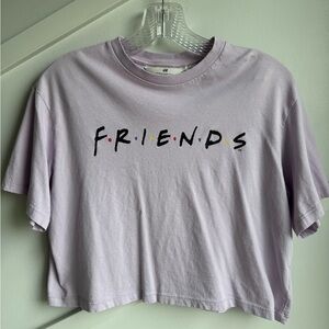 H&M Lavender FRIENDS Graphic Tee size 12-14 Y